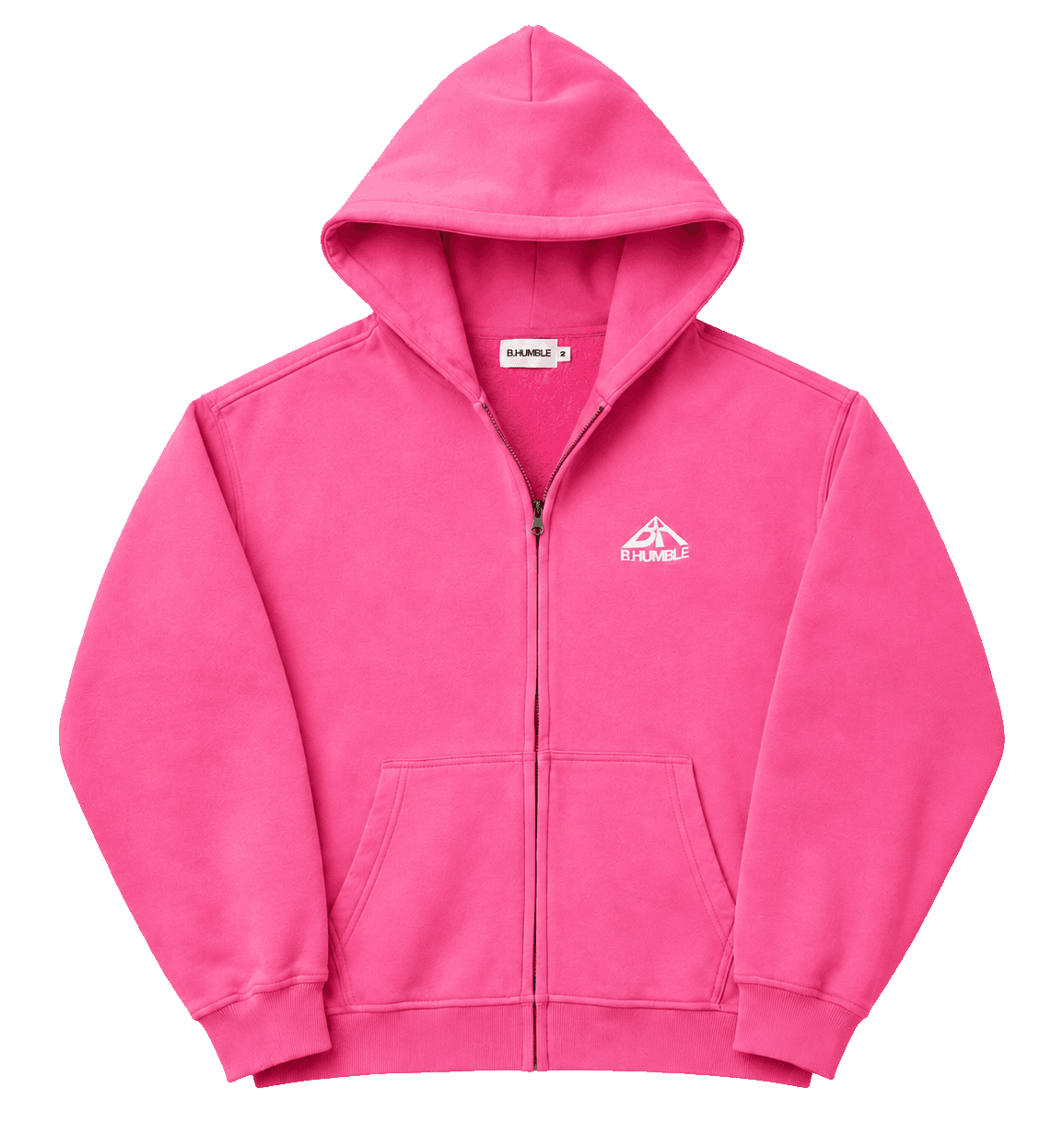 Pink B.HUMBLE Zip Hoodie