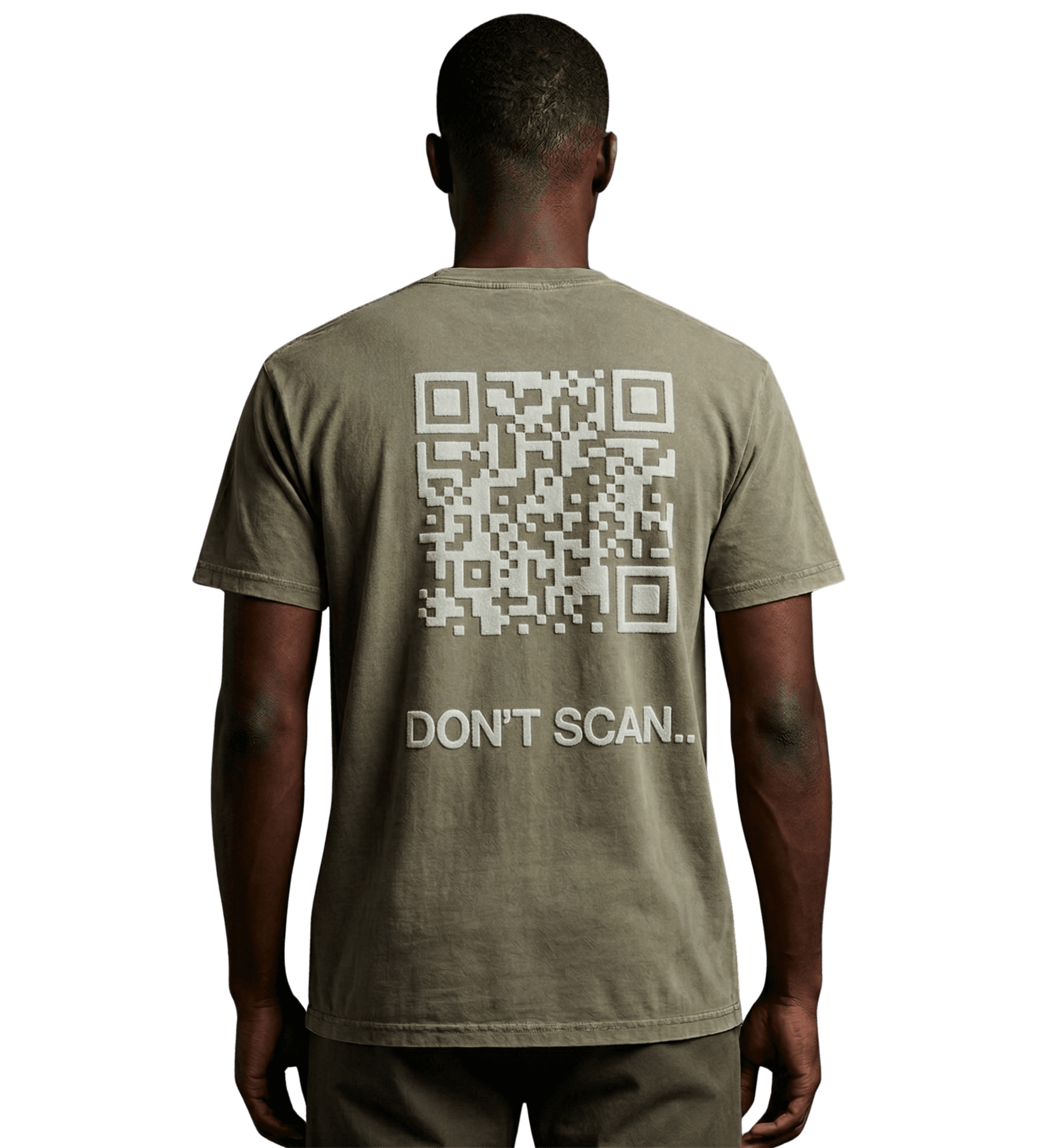 Olive B.HUMBLE Don't Scan Tee back