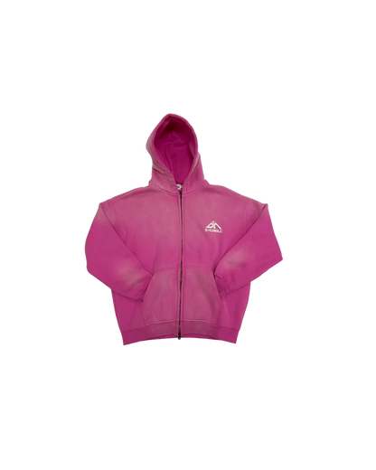 B.HUMBLE SPRAY DYED ZIP HOODIE