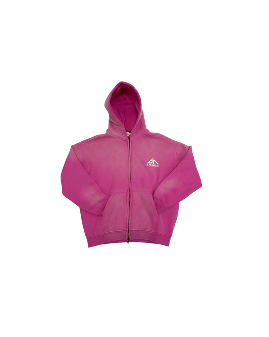 B.HUMBLE SPRAY DYED ZIP HOODIE