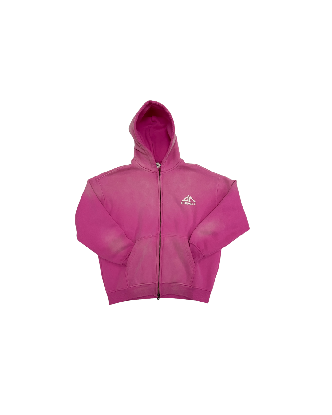 B.HUMBLE SPRAY DYED ZIP HOODIE