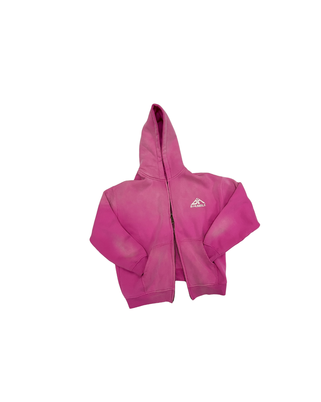 B.HUMBLE SPRAY DYED ZIP HOODIE