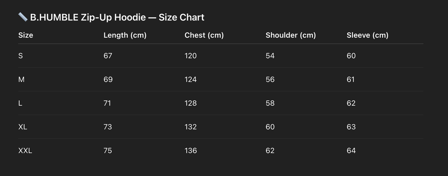 B.HUMBLE SPRAY DYED ZIP HOODIE